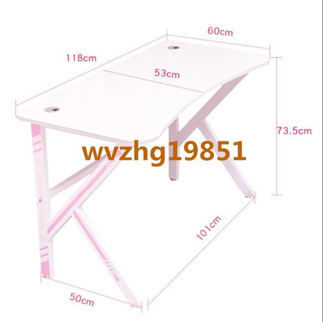 ゲーミングデスク パソコンデスク K字脚 幅120CM PCデスク ゲーミング ゲーム用デスク 机 炭素繊維天板 テーブル ゲームテーブル_画像10