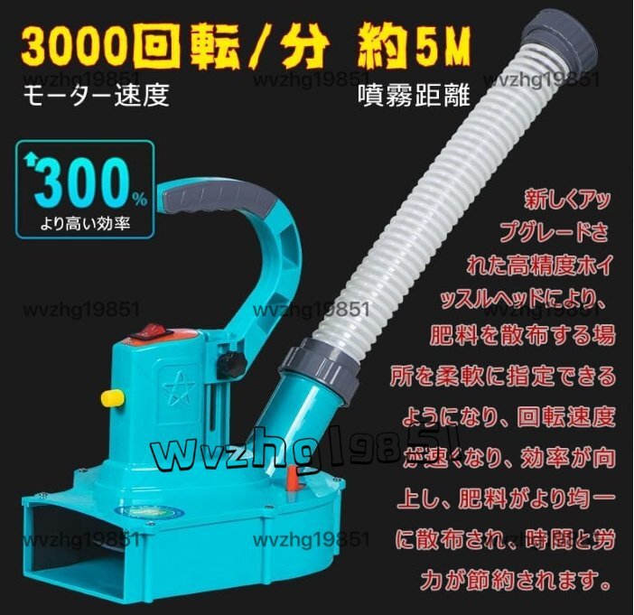  fertilizer dispenser electric back carrier type . sand battery type granule applicator agriculture for bait .. capacity 25L scattering range 5m multifunction s