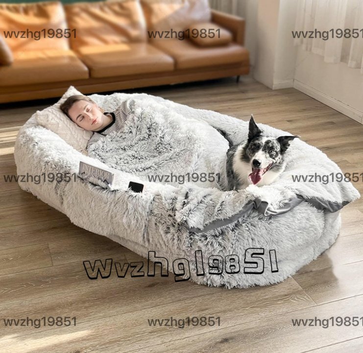 人間の犬用ベッド 大きい 噛み耐性 ドッグベッド 大 洗える 猫 人間の犬用ベッド 大きい 噛み耐性 ドッグベッド 大 洗える 猫
