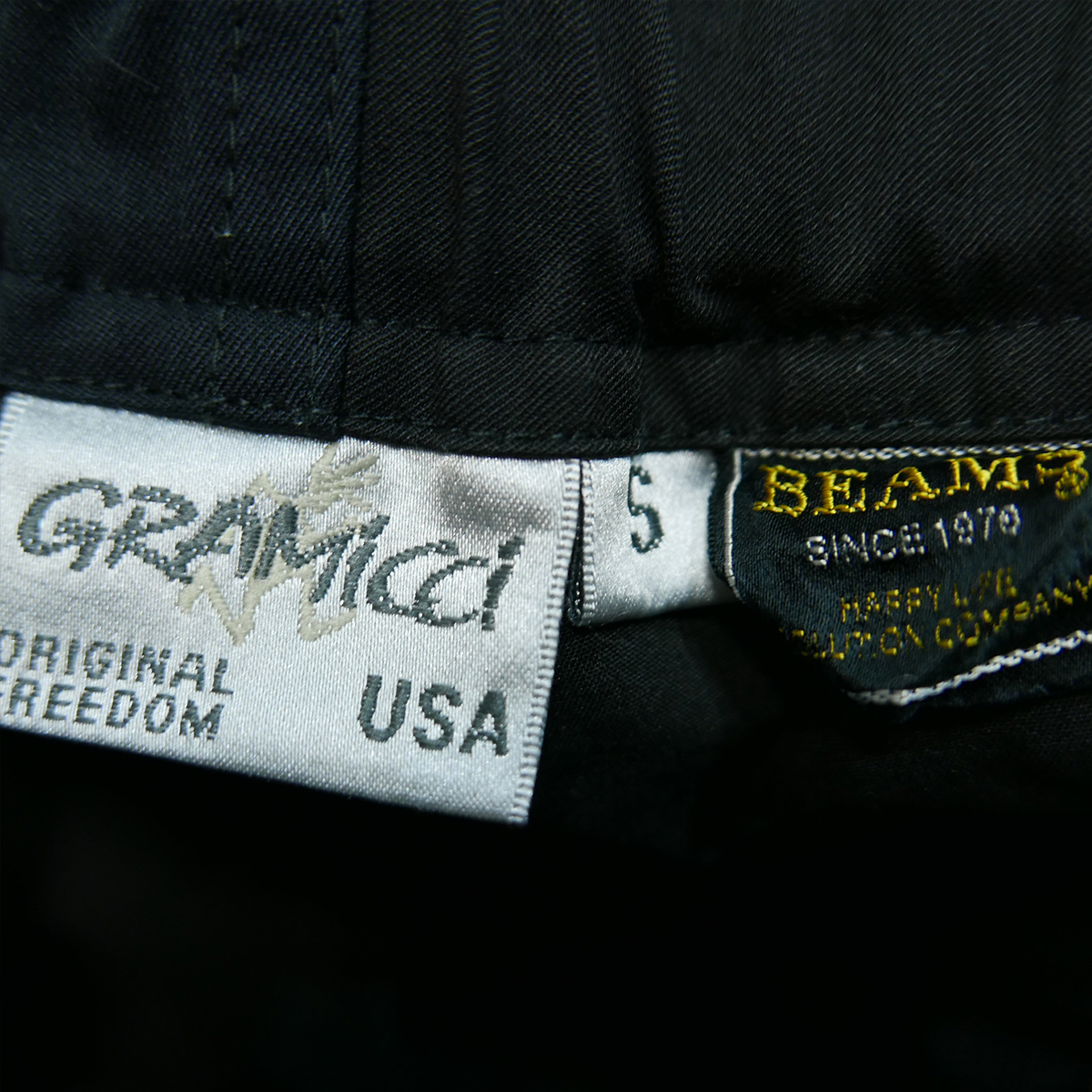 GRAMICCI × BEAMS 別注 パッチワーク イージースラックス【S】グラミチ ビームス コラボ スラミチ ダブル スリム GMP-15F115_画像7