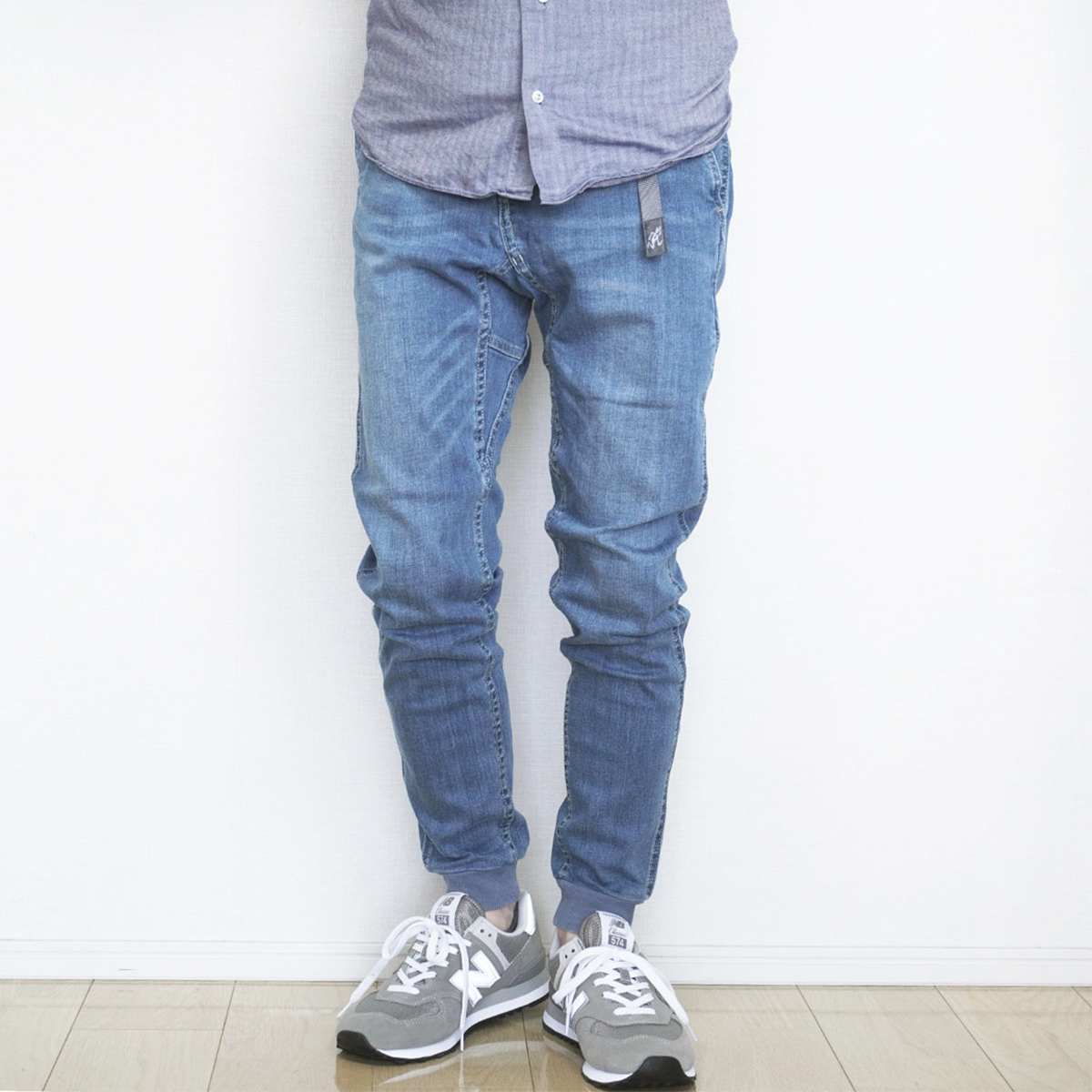 GRAMICCI × OSHMANS 別注 DENIM NN RIB PANTS【M】グラミチ GRAMICCI × OSHMANS 別注 DENIM NN RIB PANTS【M】グラミチ