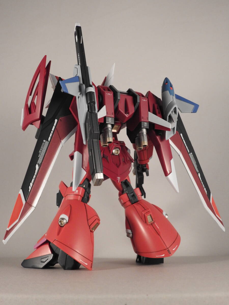 HG COSMIC ERA HG 1/144　ゲルググメナース(ルナマリア・ホーク専用機) モノアイLEDライト点灯　完成品_画像5