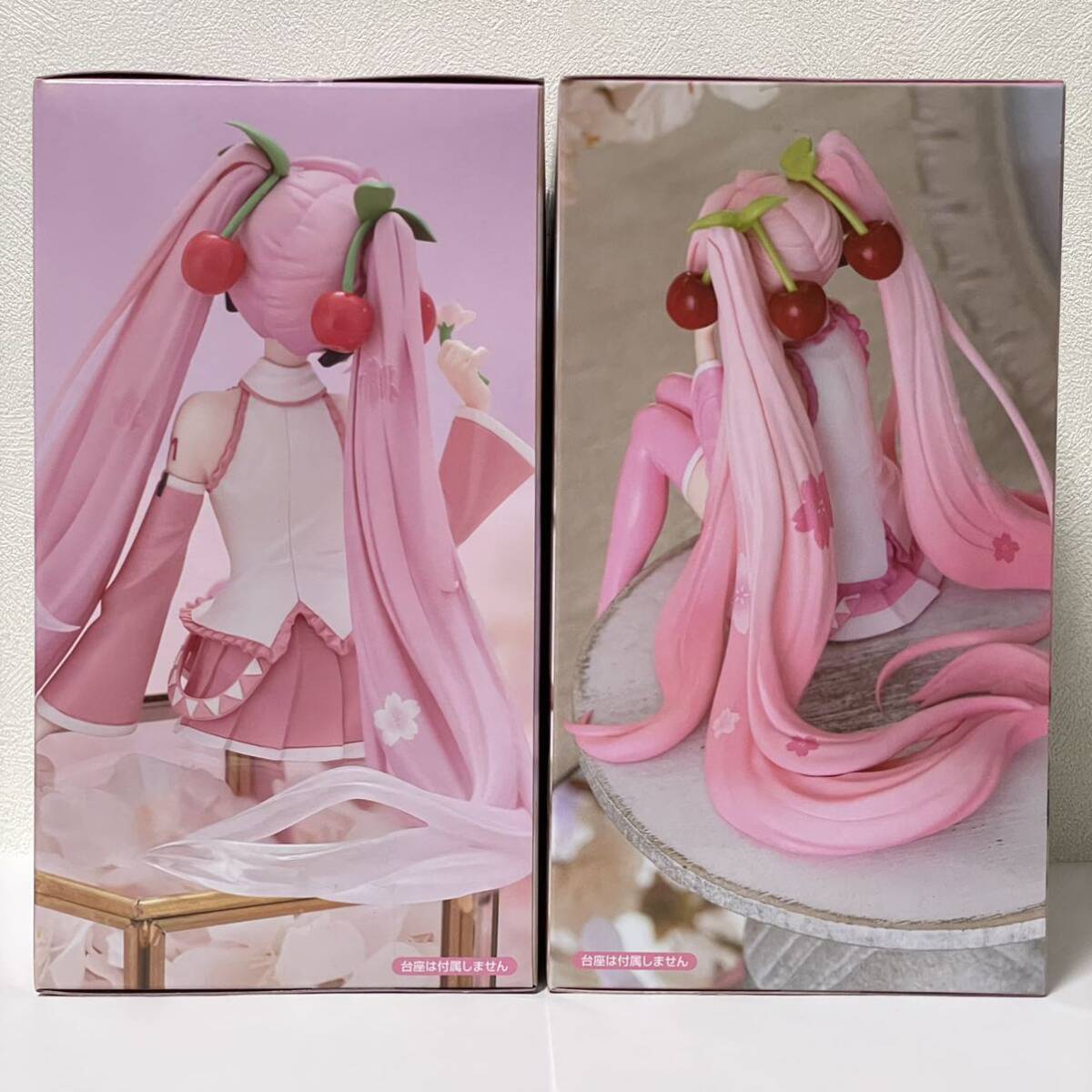  Sakura Miku .-.. stopper figure set 2024&2023....ver. [ outside fixed form postage 510 jpy ] unopened Hatsune Miku hatsune sakura miku