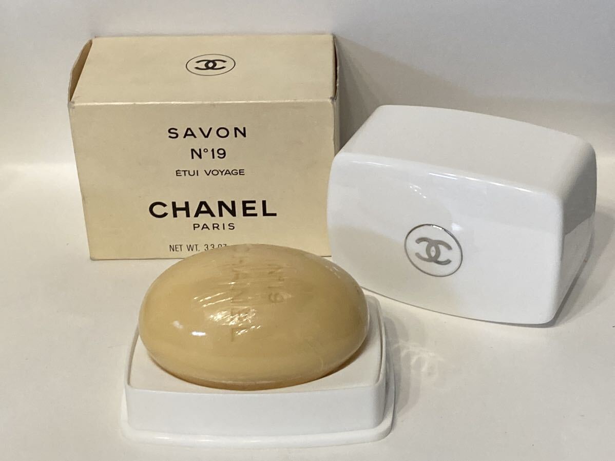 I4D104◆新古品◆ シャネル CHANEL NO19 サヴォン 石けん ソープ 95gの画像1