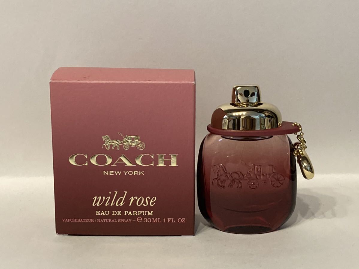 I4D336◆新品同様◆ コーチ coach ワイルドローズ オードパルファム EDP 香水 30mlの画像1