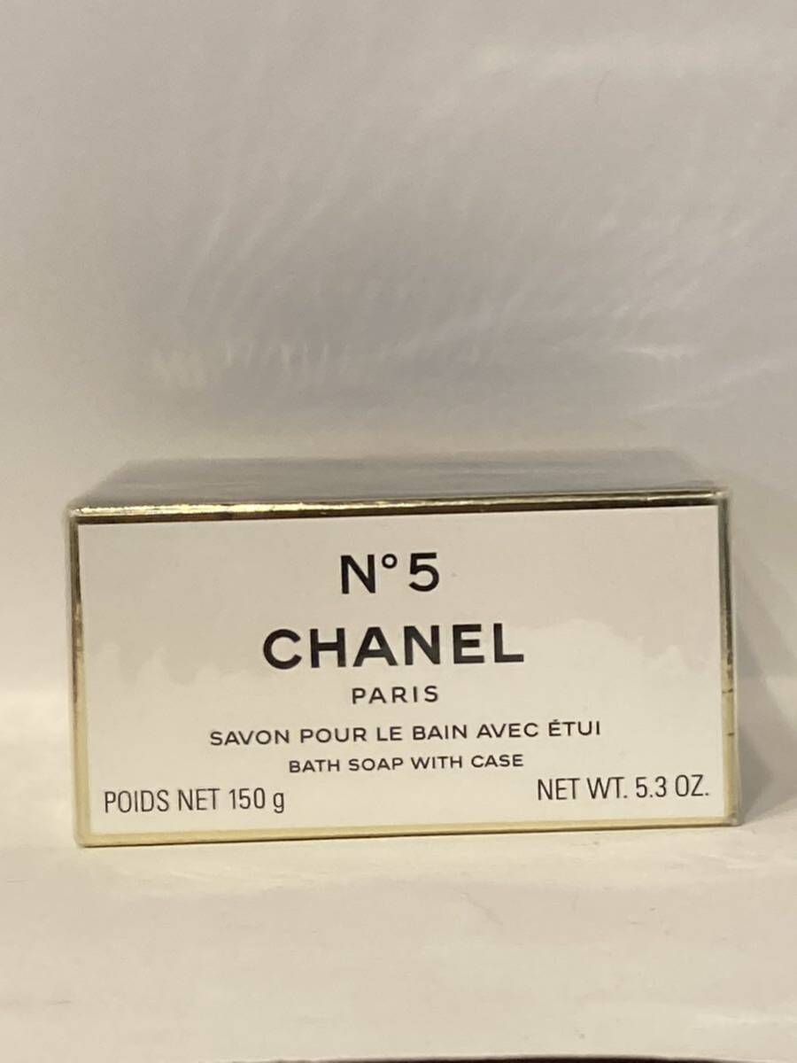 I4D127◆新古品◆ シャネル CHANEL NO5 サヴォン ケース入り石けん 石けん ソープ 150gの画像2