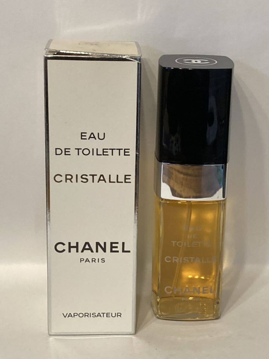 I4D153◆新古品◆ シャネル CHANEL クリスタル CRISTALLE オードトワレ EDT 香水 100ml_画像2