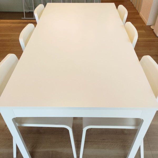 【世田谷区 直引のみ】IKEA イケア 家具 まとめ EKEDALEN エーケダーレン 伸長式テーブル TEODORES テオドレス チェア 事務 机 椅子 MA568の画像2