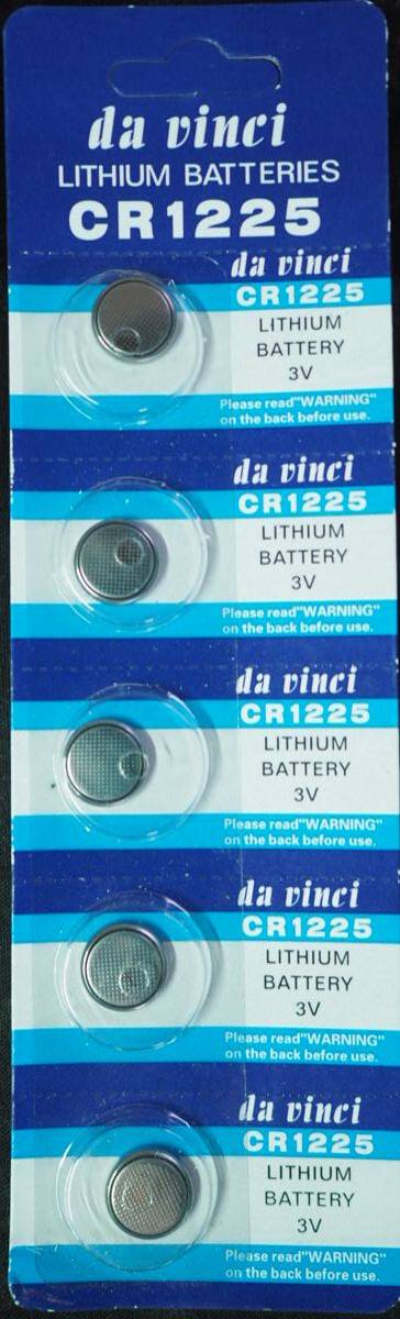 ●【即決送料無料】5個328円リチウムボタン電池 CR1225 3V ★使用推奨期間：2026年12月●の画像1