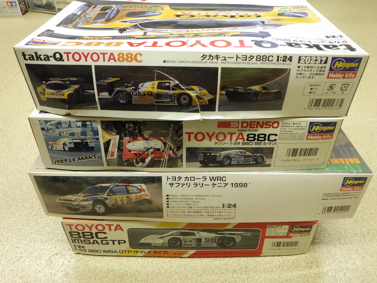 【ジャンク扱い】ハセガワ 1/24 カー(自動車)モデル プラモデル 4個(SET-05)の画像9