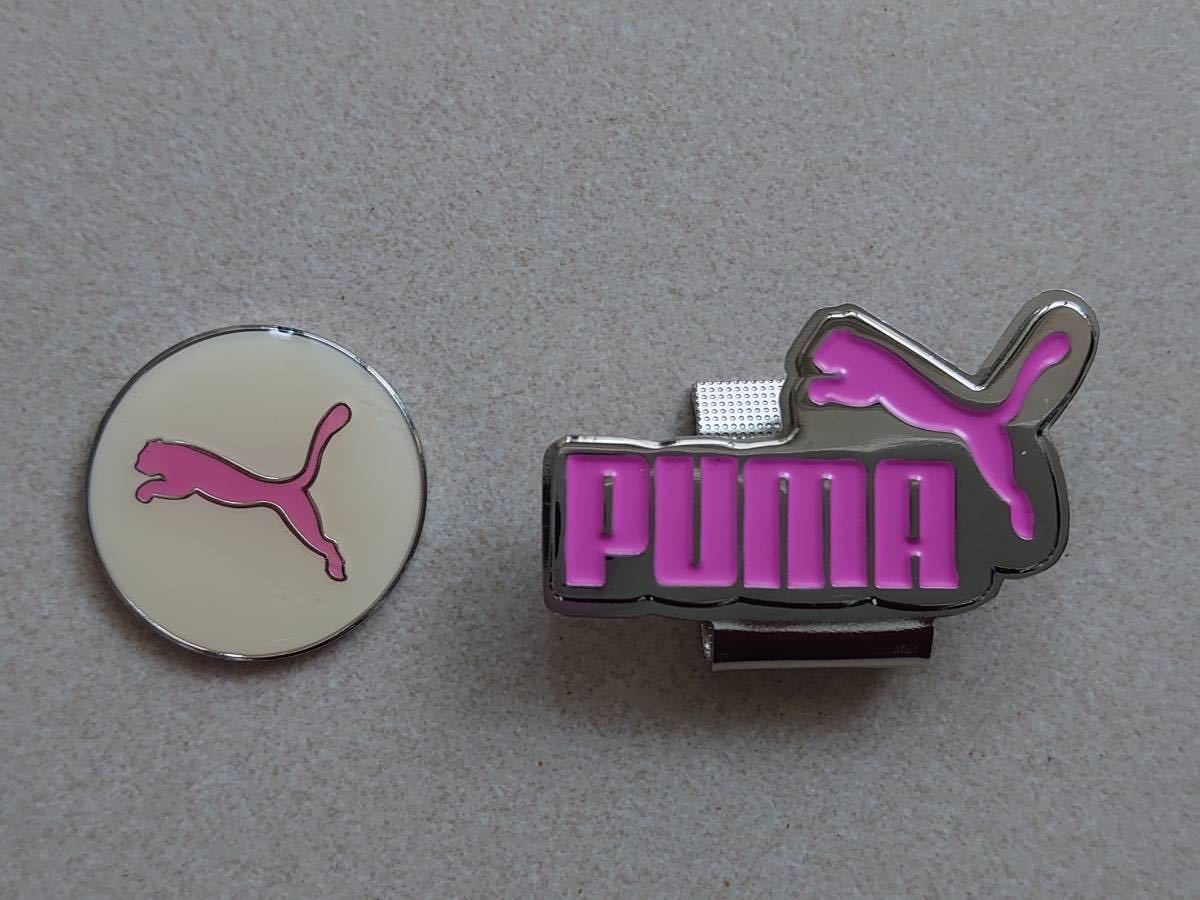 未使用品☆プーマゴルフ PUMA GOLF クリップマーカー PK☆_画像1