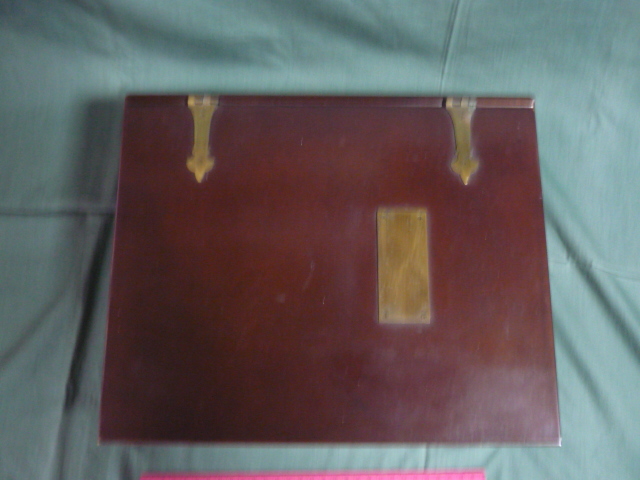 古い木箱 堅木で出来てます 本の形をした箱 洋風の木箱 １９９１ THE BOMBAY COMPANY INC の画像2