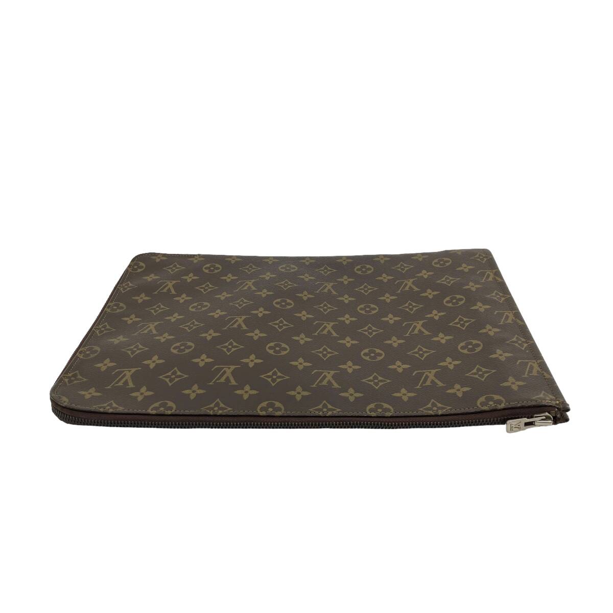 1円スタート ルイヴィトン ポッシュ・ドキュマン クラッチバッグ モノグラム M53456 842 Louis Vuitton セカンド 書類 バッグ ブラウンの画像5