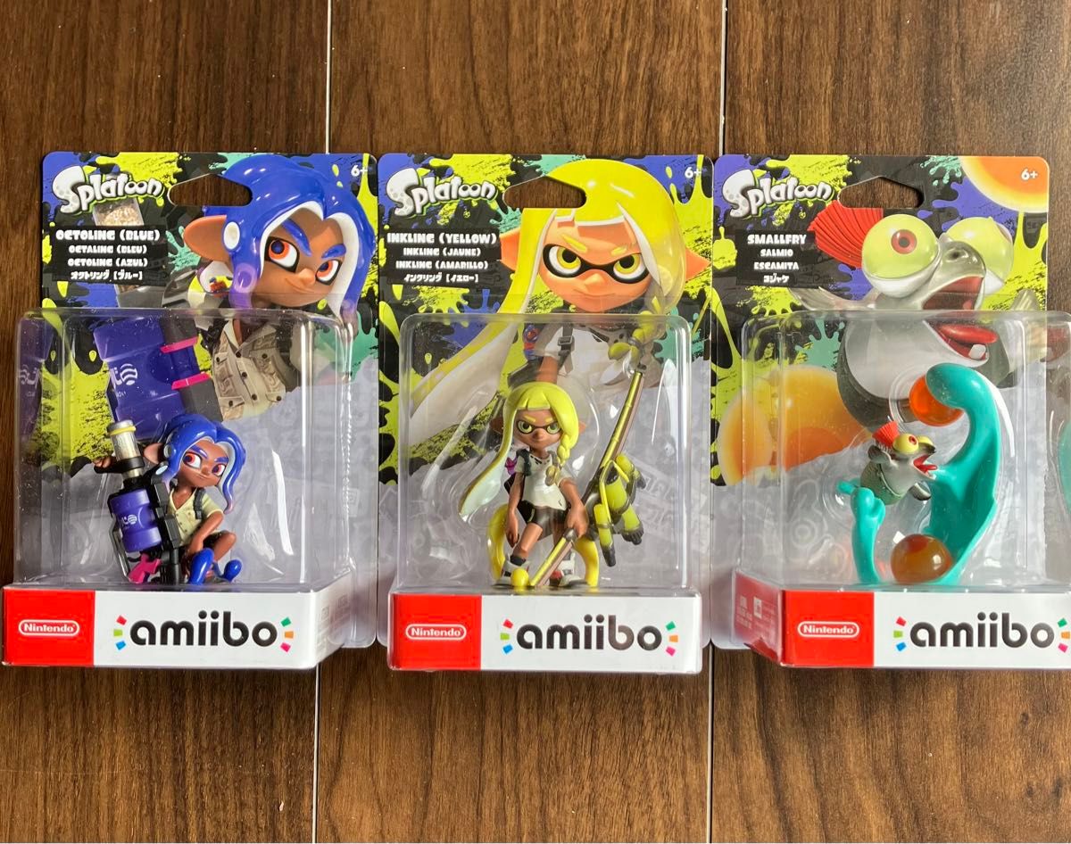 スプラトゥーンamiiboセット売り スプラトゥーン3 amiibo単品3種類セット売りトリプルセット