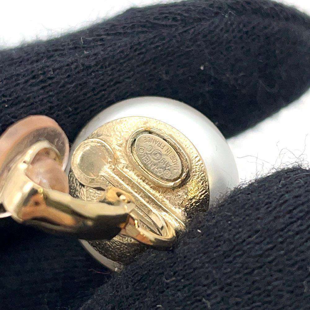 シャネル イヤリング ココマーク ラインストーン A19C CHANEL アクセサリー 【安心保証】_画像8