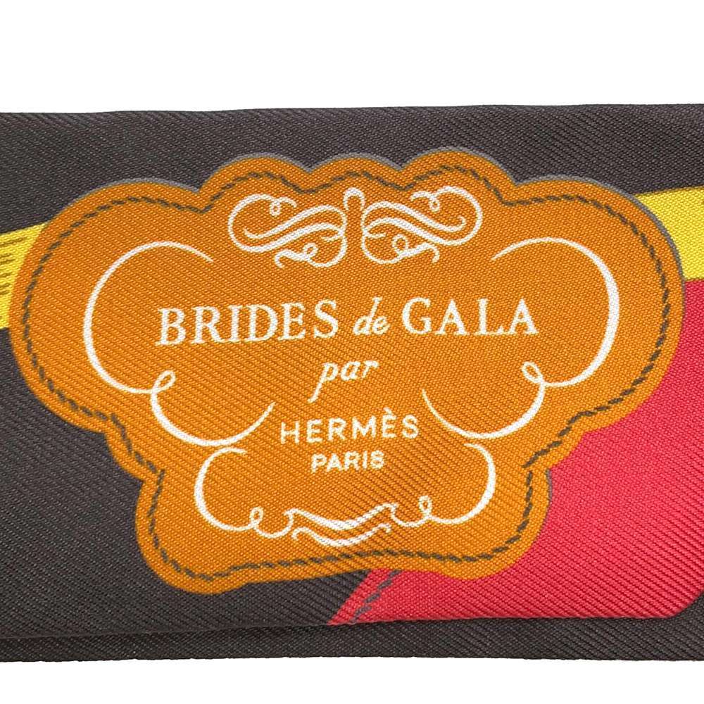 エルメス スカーフ ツイリー Brides de Gala Applique Pique HERMES シルクツイル 2023年春夏_画像5
