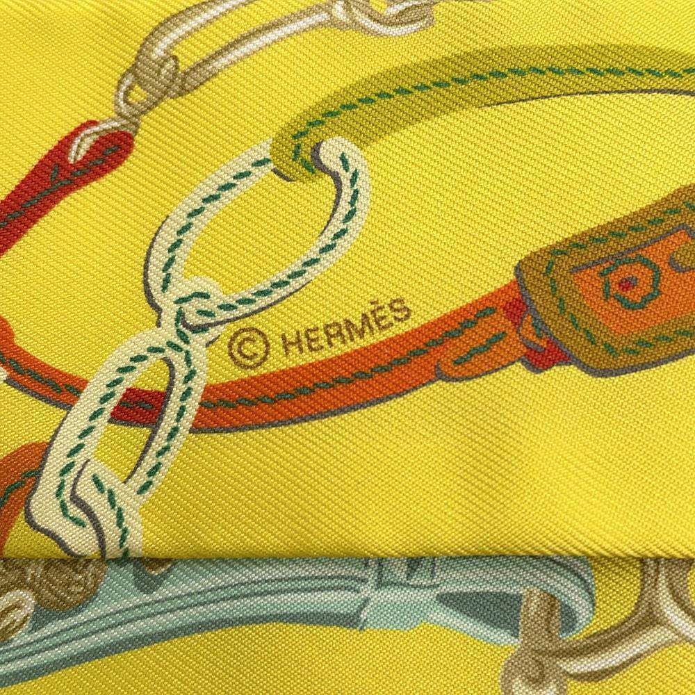 エルメス スカーフ ツイリー ブリッド・ドゥ・ガラアップリケピケ HERMES 2023春夏_画像6