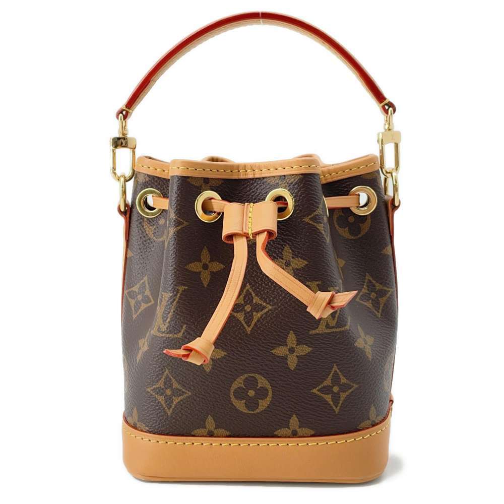 ルイヴィトン ハンドバッグ モノグラム ナノ・ノエ M81266 LOUIS VUITTON 2wayショルダーバッグ 【安心保証】_画像1