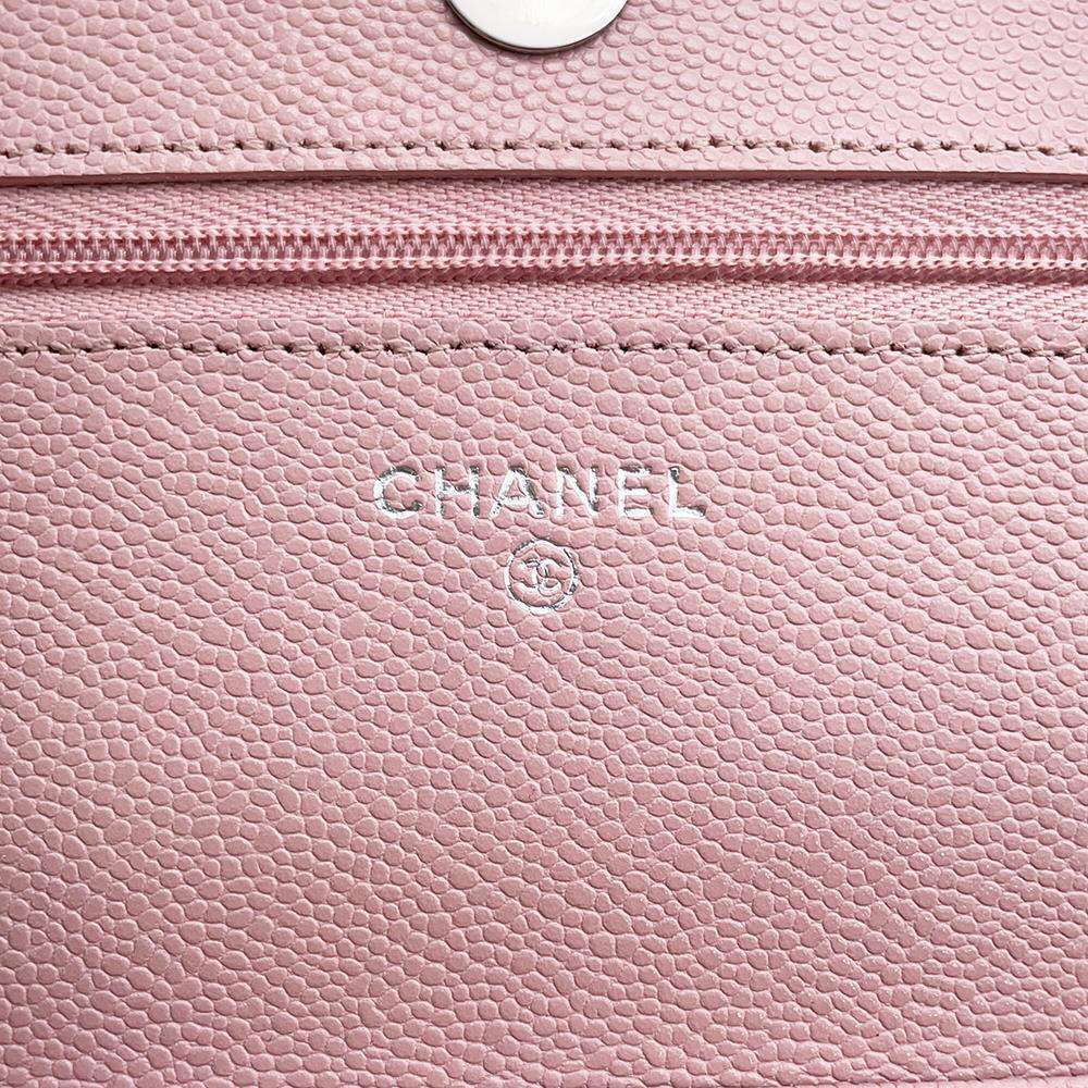 シャネル チェーンウォレット マトラッセ ココマーク キャビスキン AP0250 CHANEL 財布 長財布_画像8