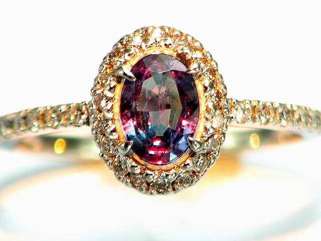 宝石屋本舗】0 48ct ブラジル産天然アレキサンドライト 宝石屋本舗】0 48ct ブラジル産天然アレキサンドライト