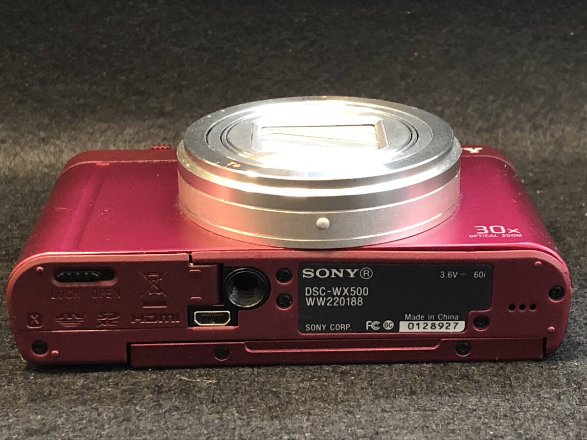 【A】【11928】美品 ソニー SONY Cyber-Shot DSC-WX500 デジタルカメラの画像9