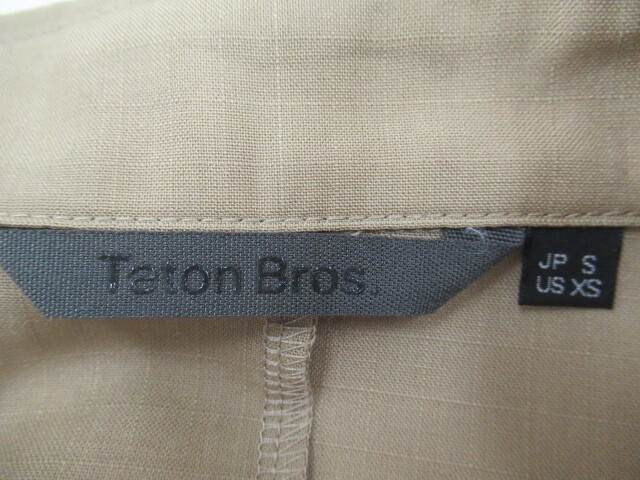【美品】Teton Bros. Axio Suburb Shirt メンズ 登山 TB231-23M 034495005の画像3