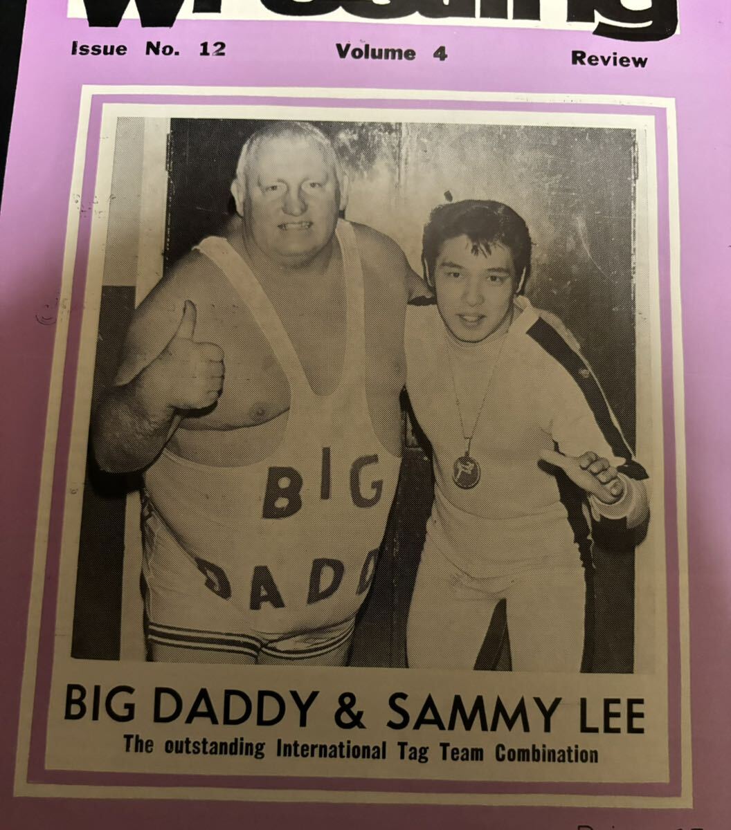 サミーリー｛タイガーマスク 佐山聡｝掲載 1980年代 イギリスレスリング大会プログラムの画像2