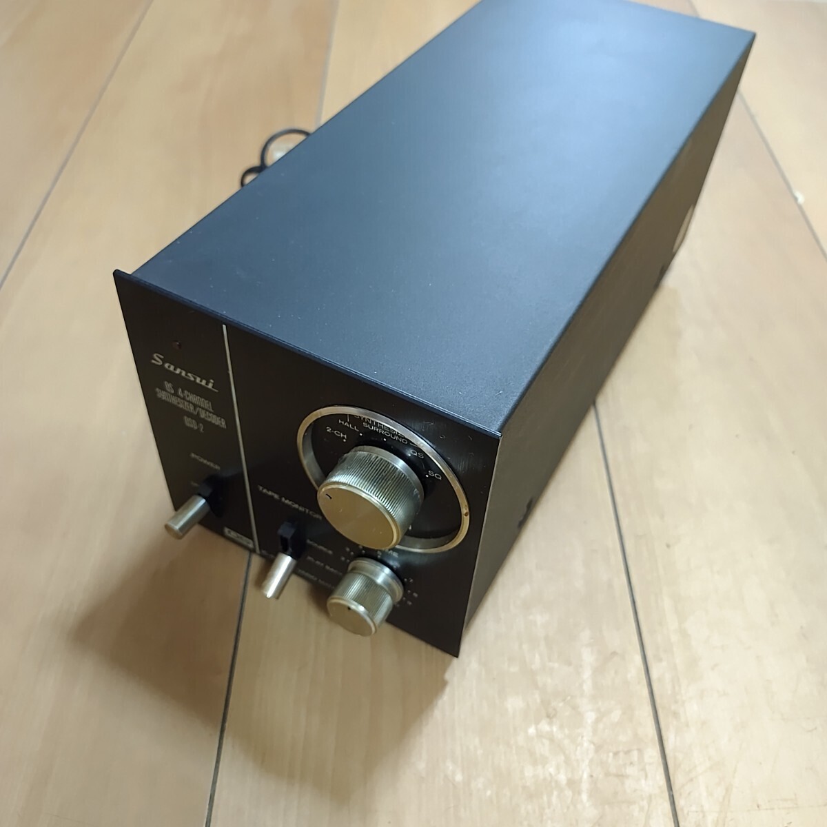サンスイ/Sansui シンセサイザー デコーダー QSD-2 山水電気 通電確認済み 現状品 管理番号A-3(O11)の画像1