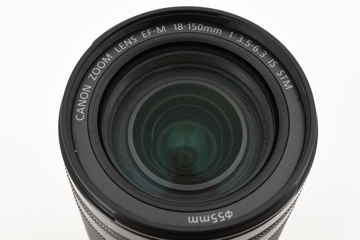 【美品】キヤノン Canon EF-M 18-150mm F3.5-6.3 IS STM ブラックの画像4