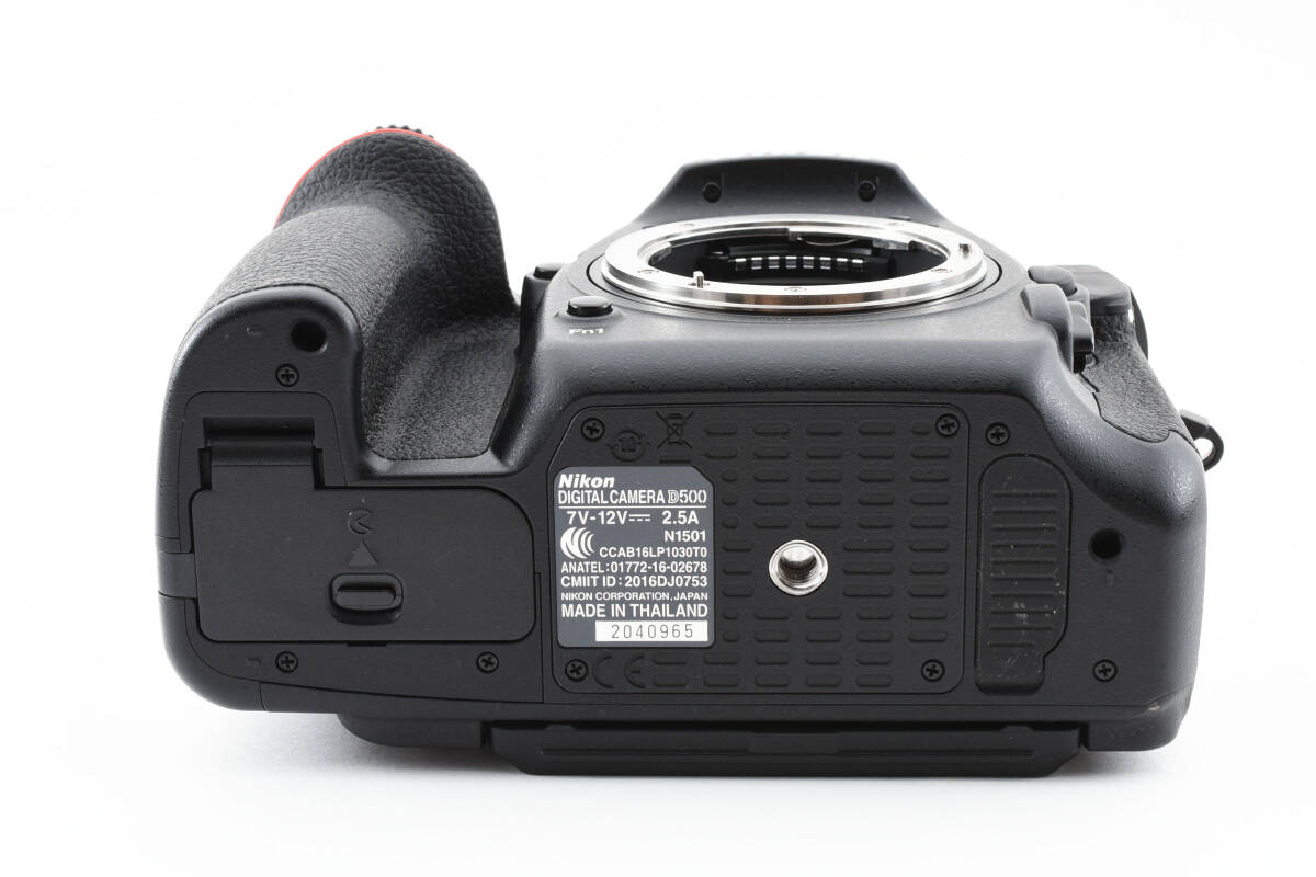 【良品】ニコン Nikon D500 ボディ シャッター数3234回 元箱 付属品一式の画像9