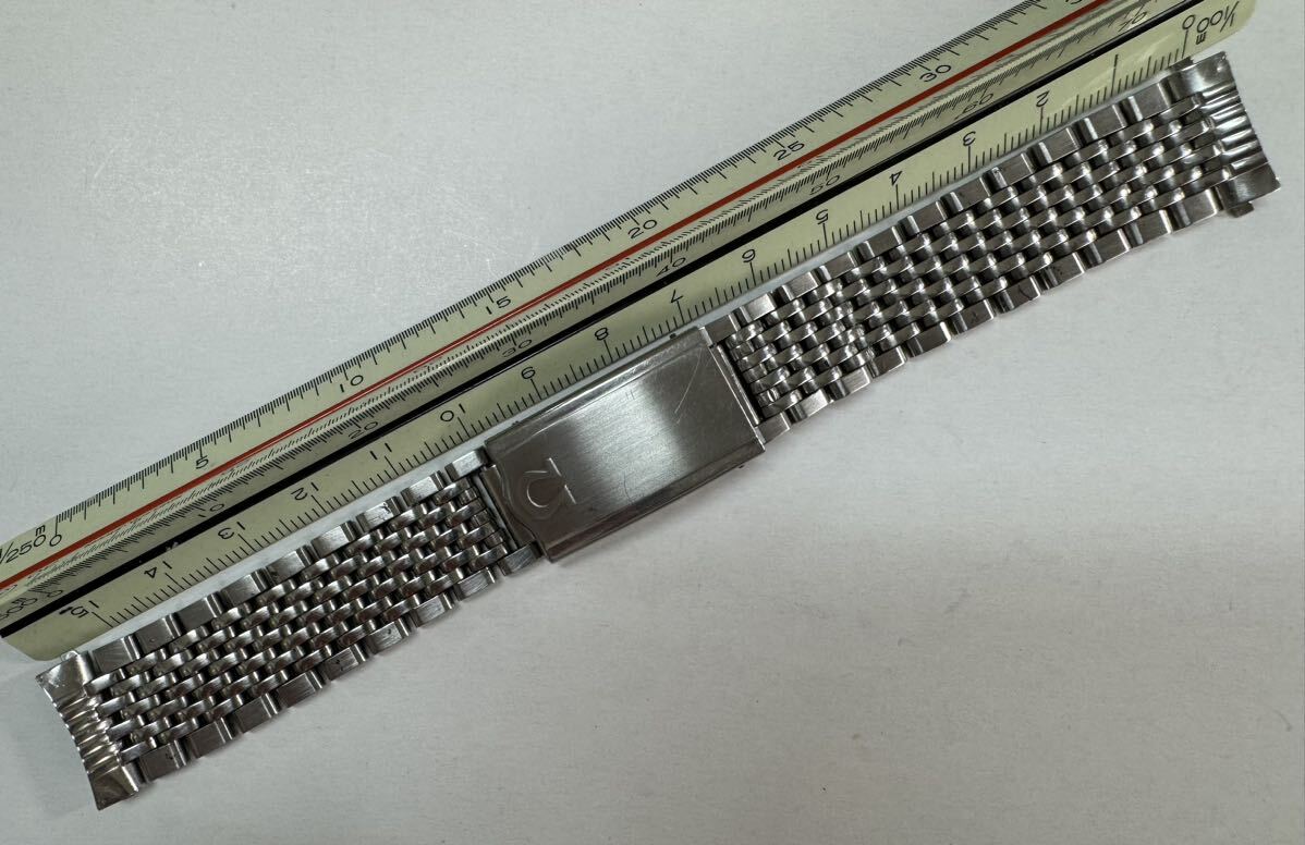 オメガ 1037 ステンレスベルト OMEGA vintage stainless steel bracelet エンドピース 614 609 ツ-1の画像4