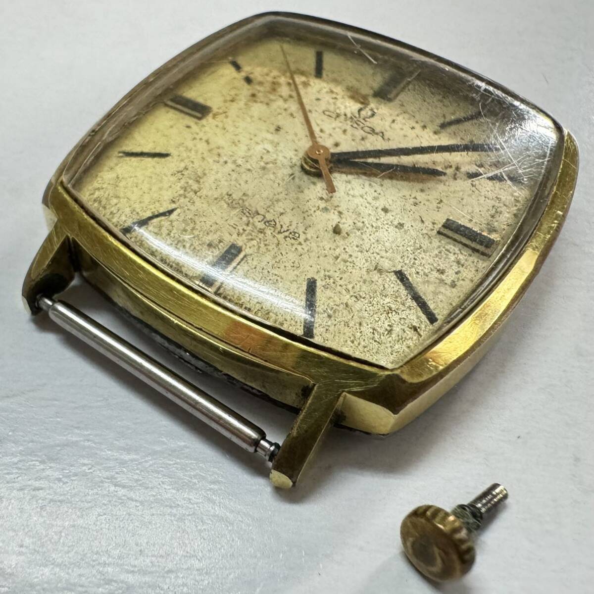 オメガ ジュネ—ブ Cal.601 OMEGA Geneve 手巻き メンズ vintage watch junk も-1の画像5