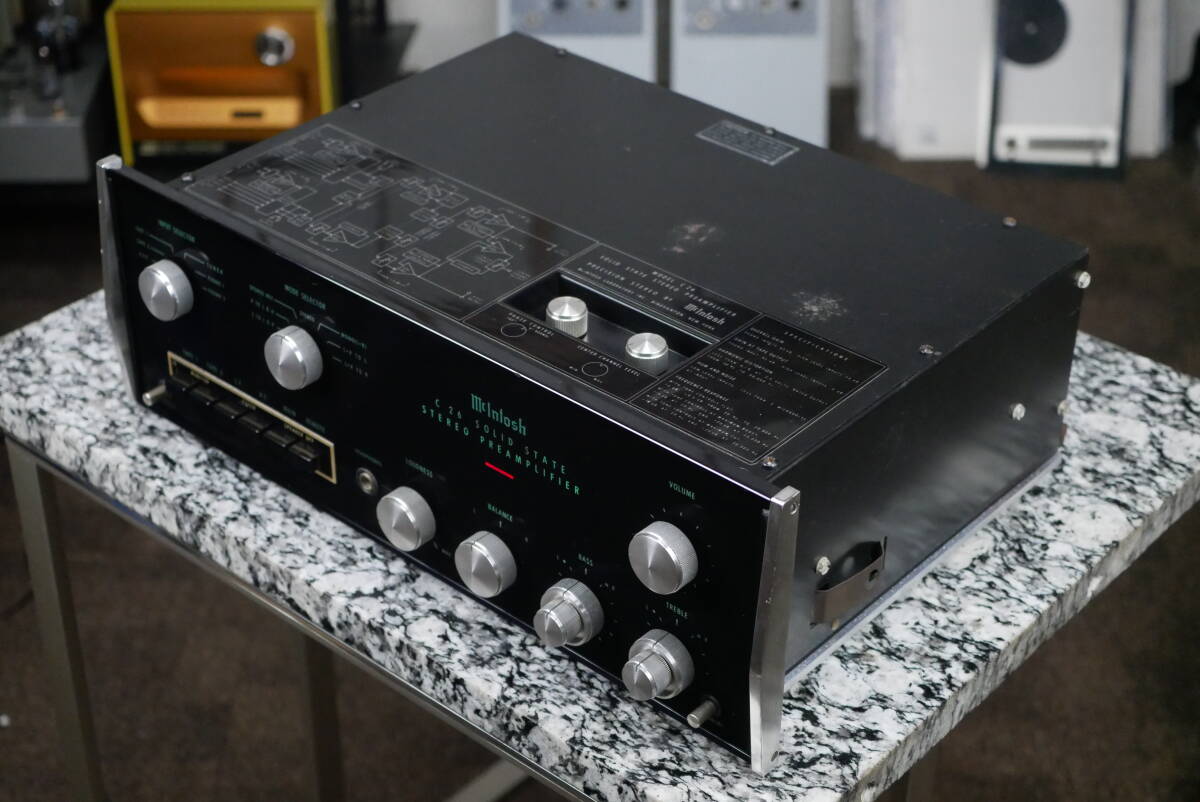 Mcintosh マッキントッシュ C26 プリアンプ 同社の傑作名機です！ プロによるメンテ済みです！ 美品！ 取説・回路図付き！の画像5