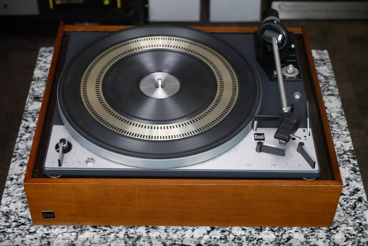 Dual dual model 1219 turntable attraction. full automatic model! FR-5E* other accessory attaching! operation * beautiful goods! 50Hz specification!