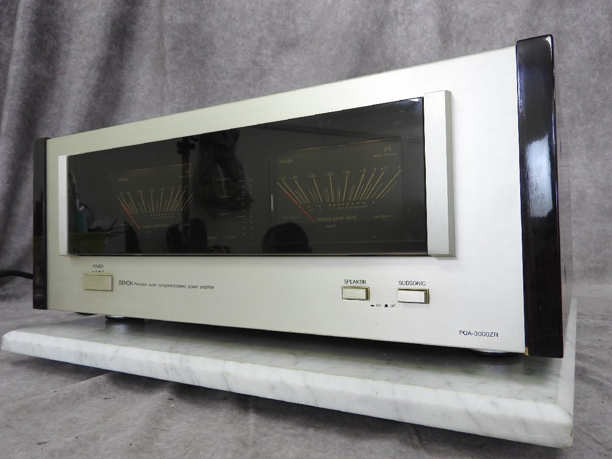 ☆ DENON デノン POA-3000ZR パワーアンプ ☆中古☆の画像3