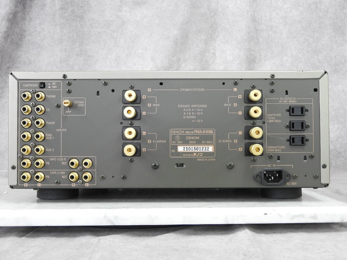 ☆ DENON デノン プリメインアンプ PMA-S10IIIL ☆中古☆_画像5