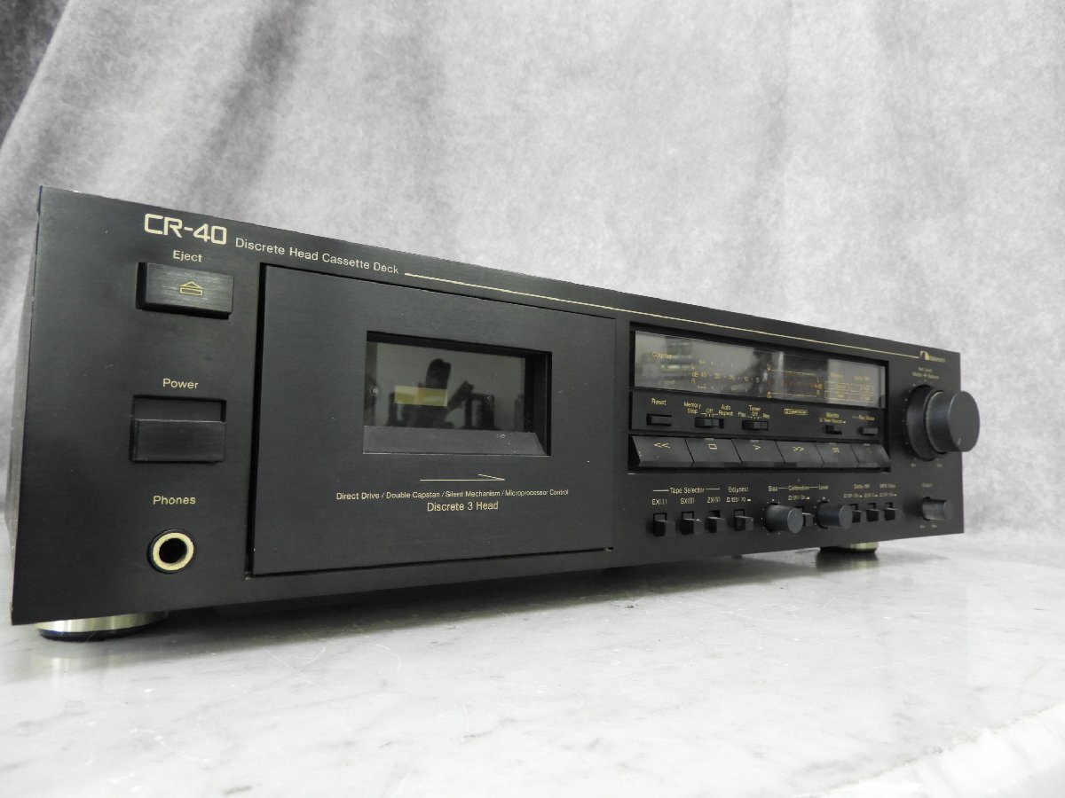 ☆ Nakamichi ナカミチ CR-40 カセットデッキ ☆中古☆の画像1