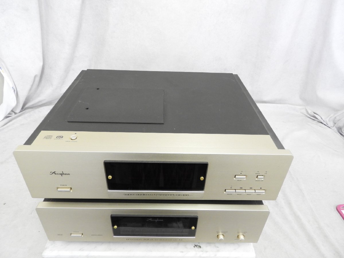 ☆ Accuphase アキュフェーズ DP-100 SACDプレーヤー DC-101 D/Aコンバーター 2台セット ☆ジャンク☆の画像5