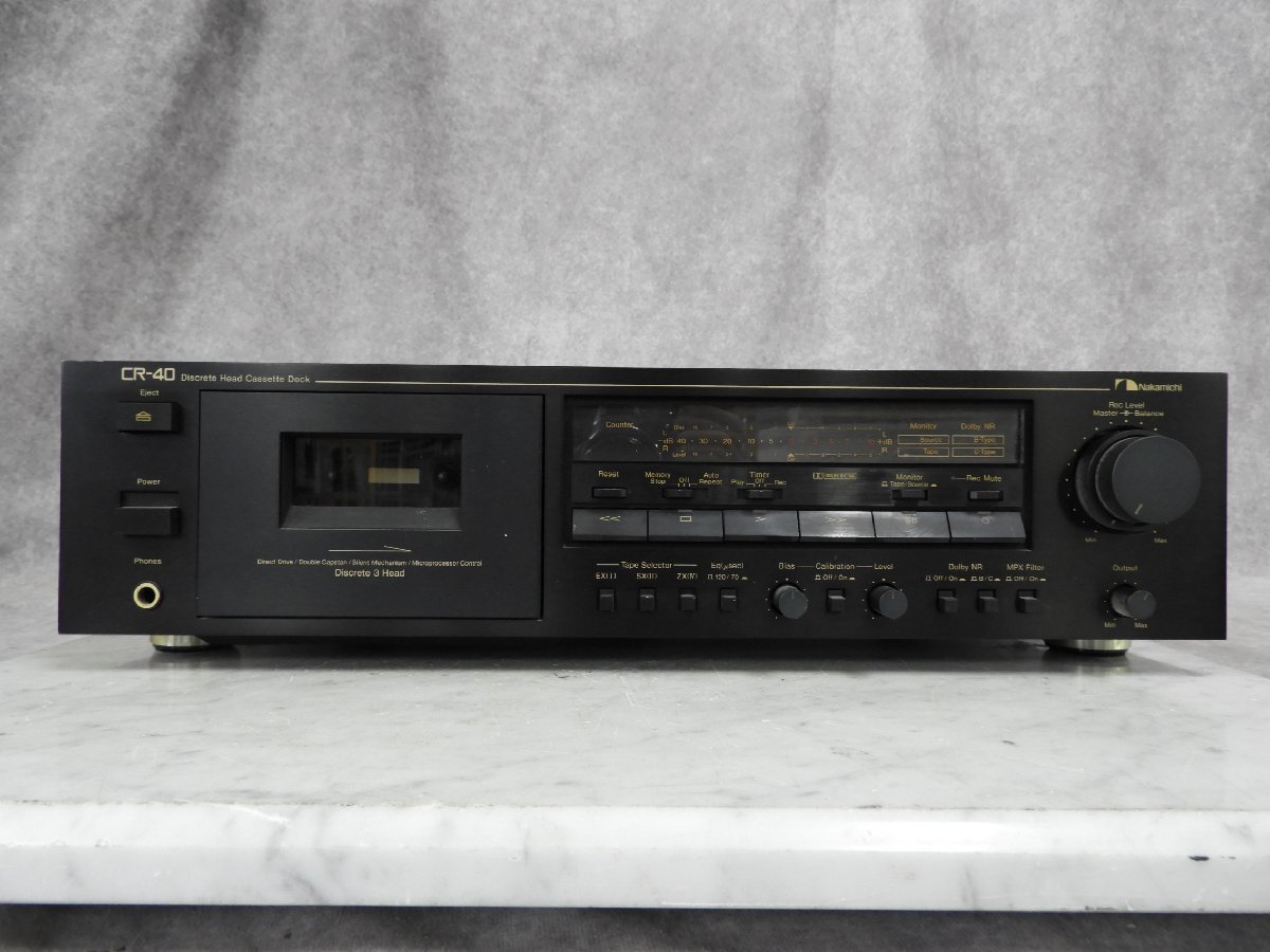 ☆ Nakamichi ナカミチ CR-40 カセットデッキ ☆中古☆の画像2