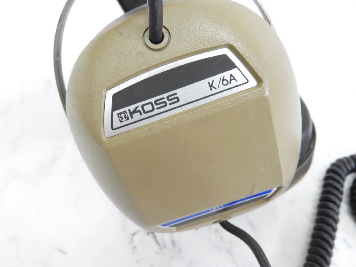 ☆ KOSS K/6A ヘッドホン ☆中古☆