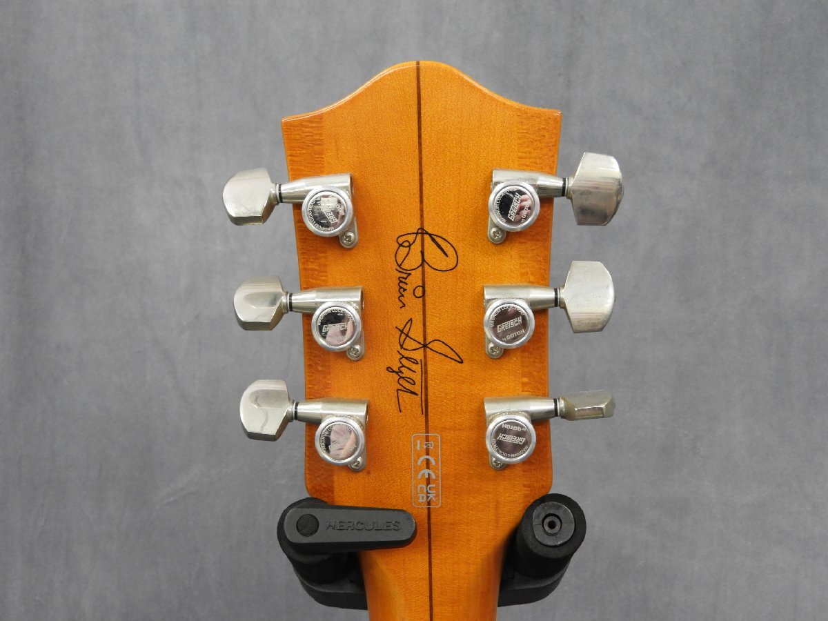 ☆ GRETSCH グレッチ G6120-BSNV-SMK Brian Setzer Signature Nashville フルアコ エレキギター #JT21104385 ケース付き ☆中古☆の画像5