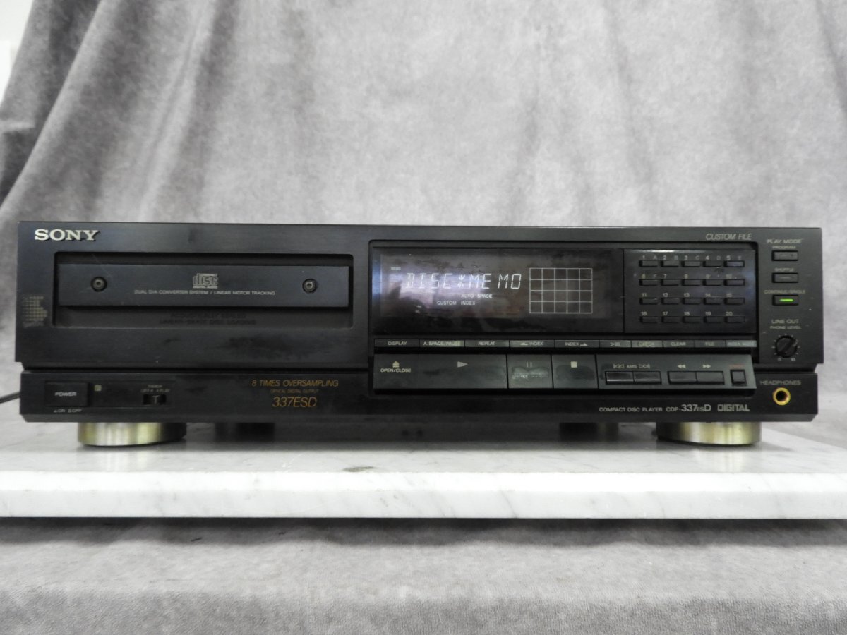 ☆ SONY ソニー CDプレーヤー CDデッキ CDP-337ESD ☆中古☆_画像2