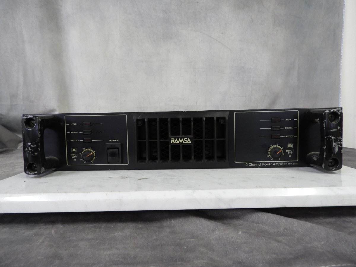 * National National RAMSA WP-9110 2ch power amplifier * used *