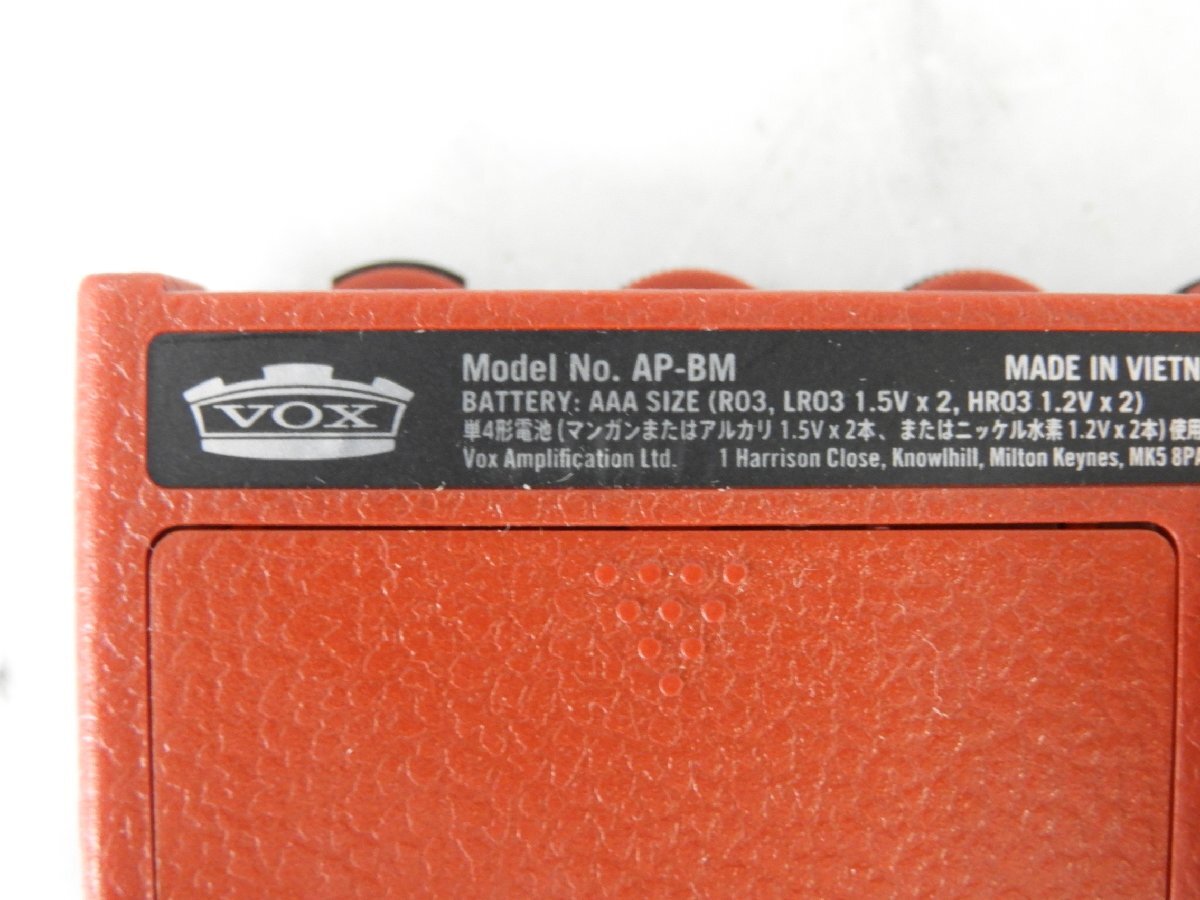 ☆ VOX ヴォックス AP-BM amPlug Brian May ヘッドホンアンプ ギター 箱付き ☆中古☆の画像8