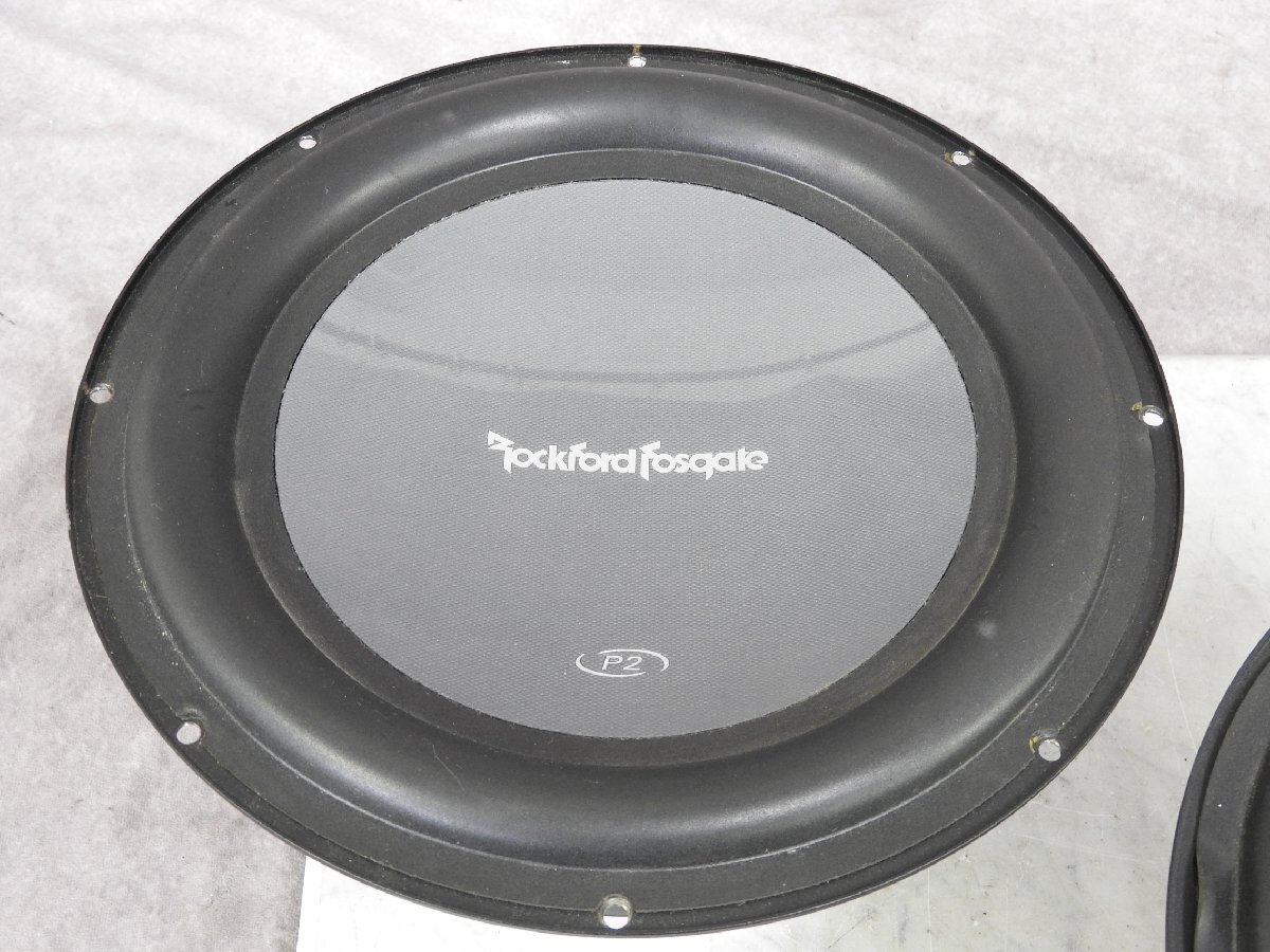 * RockfordFosgate Rockford woofer pair P2D212 ②* used *