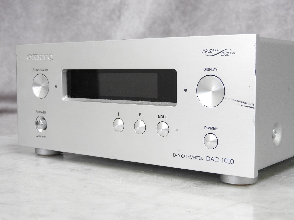 ☆ ONKYO オンキヨー DAC-1000 D/Aコンバーター ☆中古☆の画像3