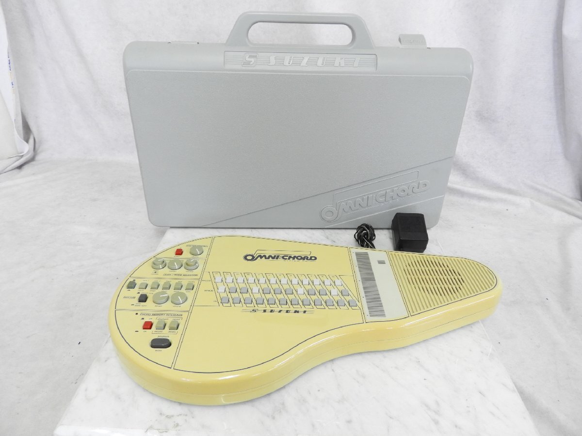 *SUZUKI OMNICHORD OM-84 Homme ni код ритм-бокс Suzuki с футляром * Junk *