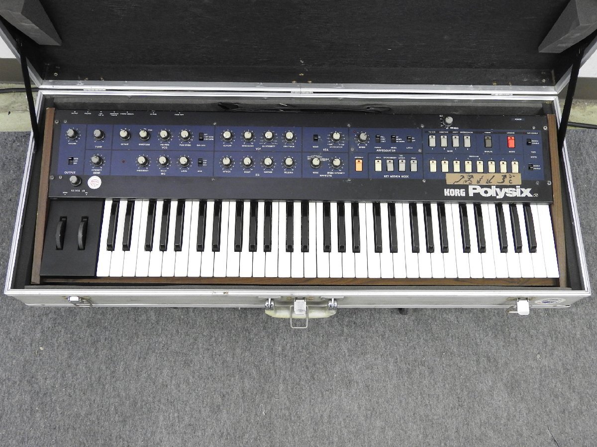 * KORG Korg synthesizer Polysix PS-6 case attaching * Junk *