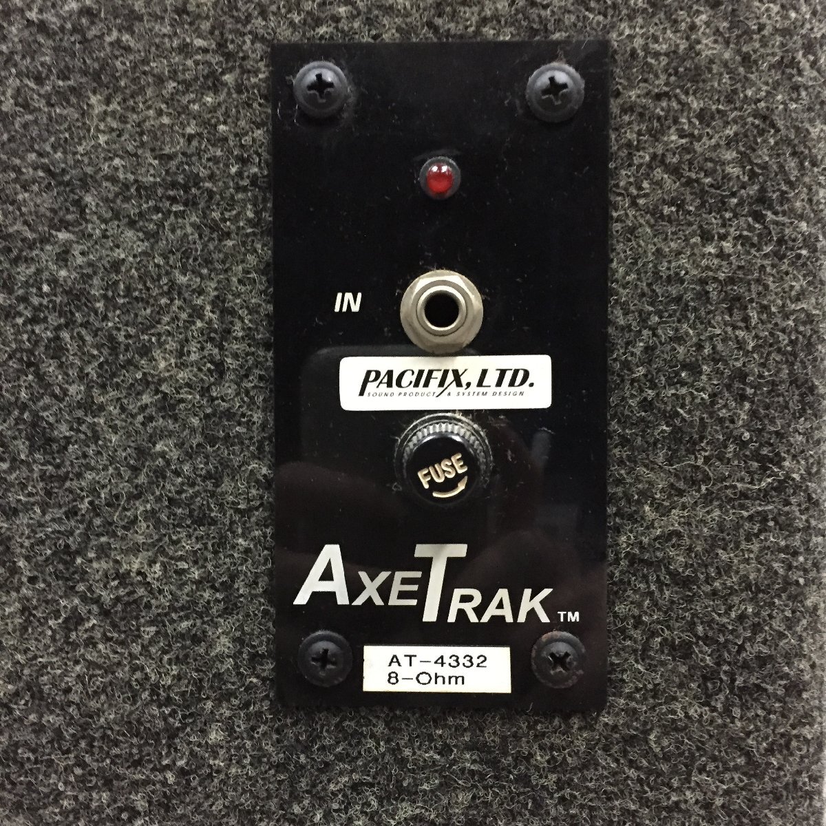 f146*120 【現状品】 PACIFIX,LTD. AxeTrak 8Ω サイレントボックス Q55627 A845K002102の画像5