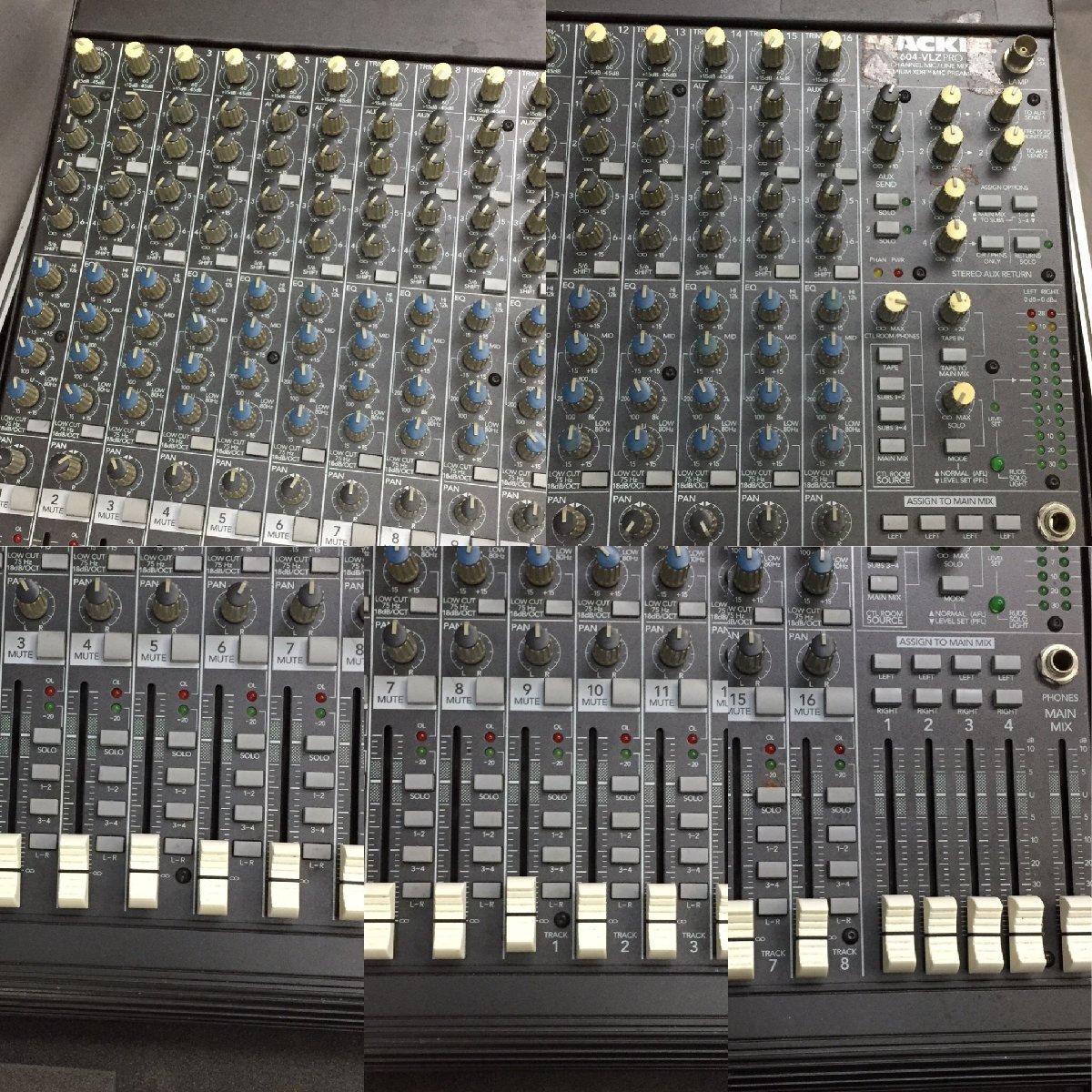 f146*160 [ present condition goods ] MACKIE 1604-VLZ PRO Mackie analog mixer hard case attaching 